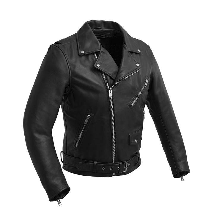 First Mfg Men's Fillmore Motorcycle Leather Jacket - Zooloo Leather