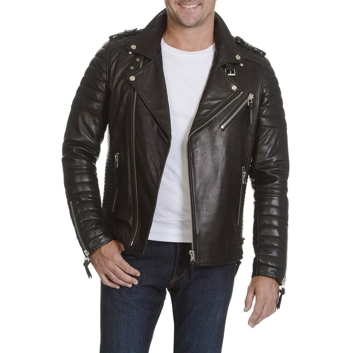 Mason & Cooper Men's Moto Leather Jacket - Zooloo Leather