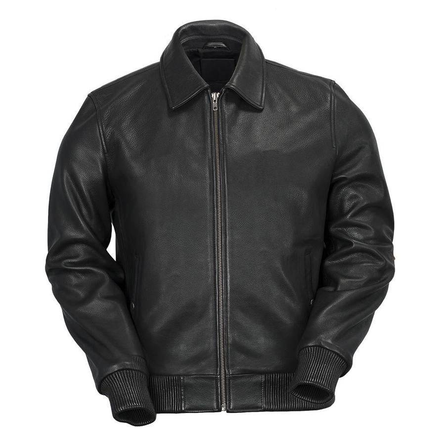 Whet Blu Men's Cowhide Leather Bomber Jacket - Zooloo Leather
