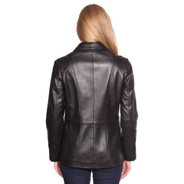 Mason & Cooper Women's Leather Blazer Jacket - Zooloo Leather