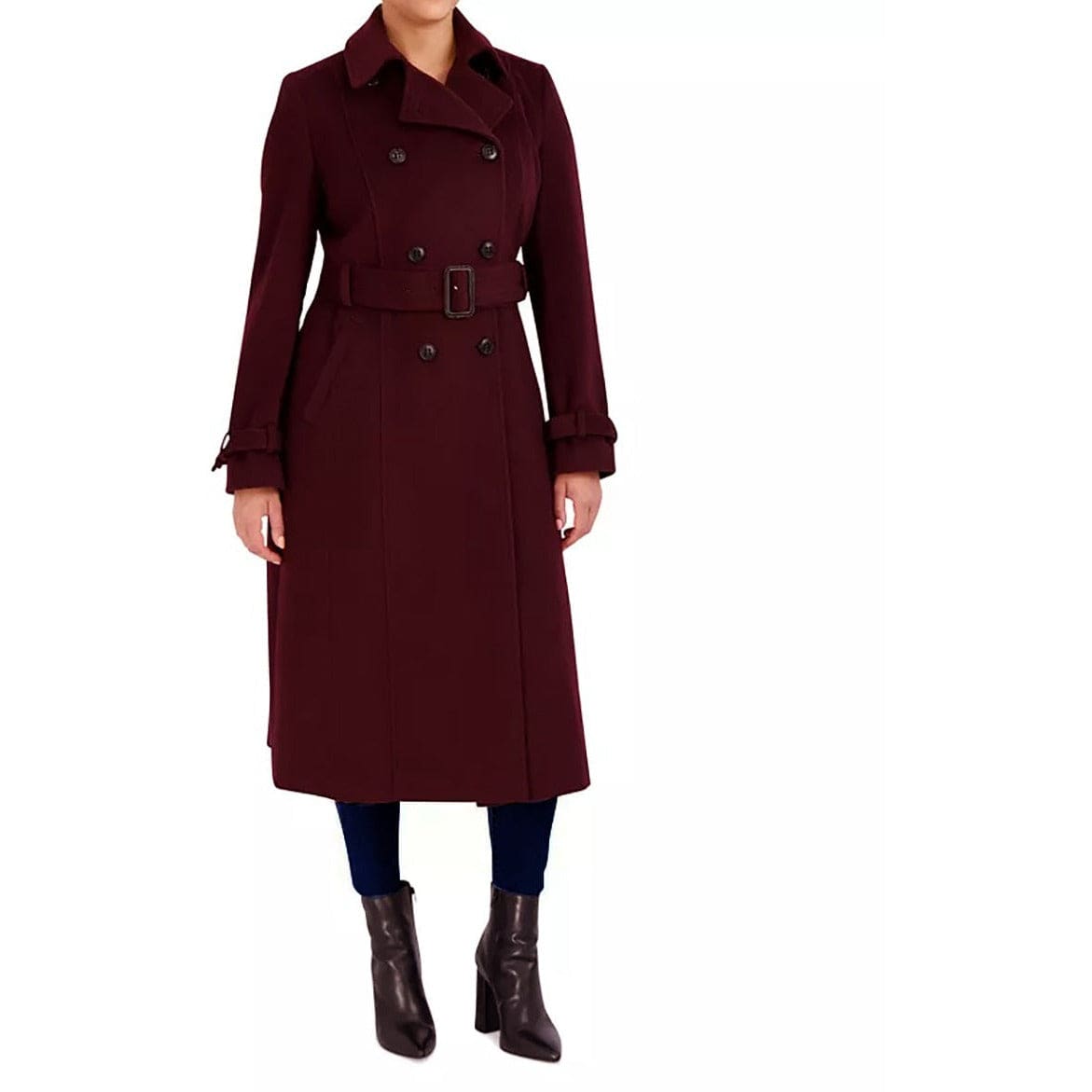 Cole Haan Women's Double Breasted Trench Coat - Zooloo Leather