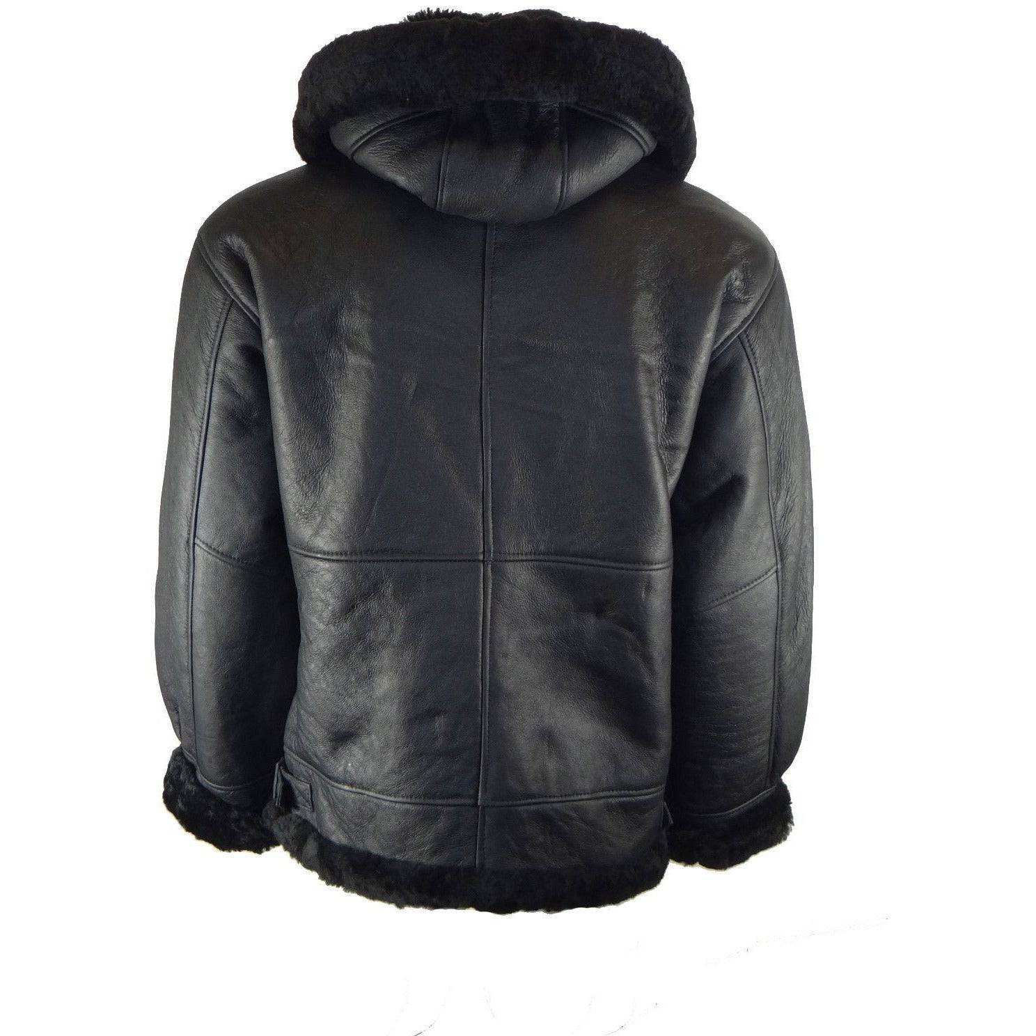 Zooloo Men's B3 Sheepskin Shearling Leather Jacket - Zooloo Leather