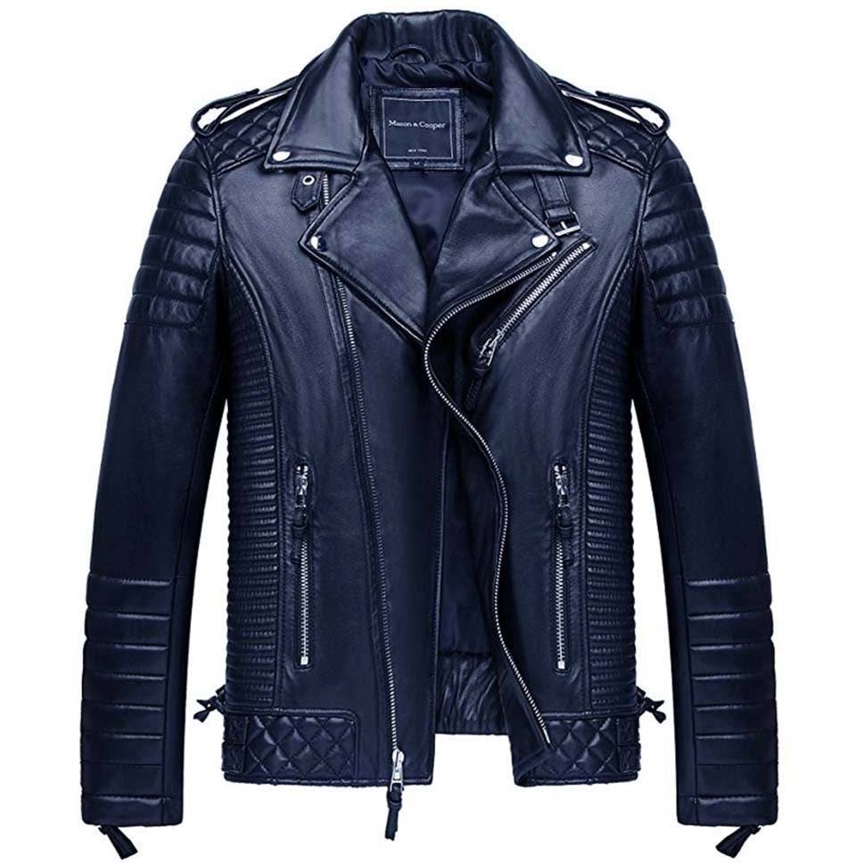 Mason & Cooper Men's Moto Leather Jacket - Zooloo Leather
