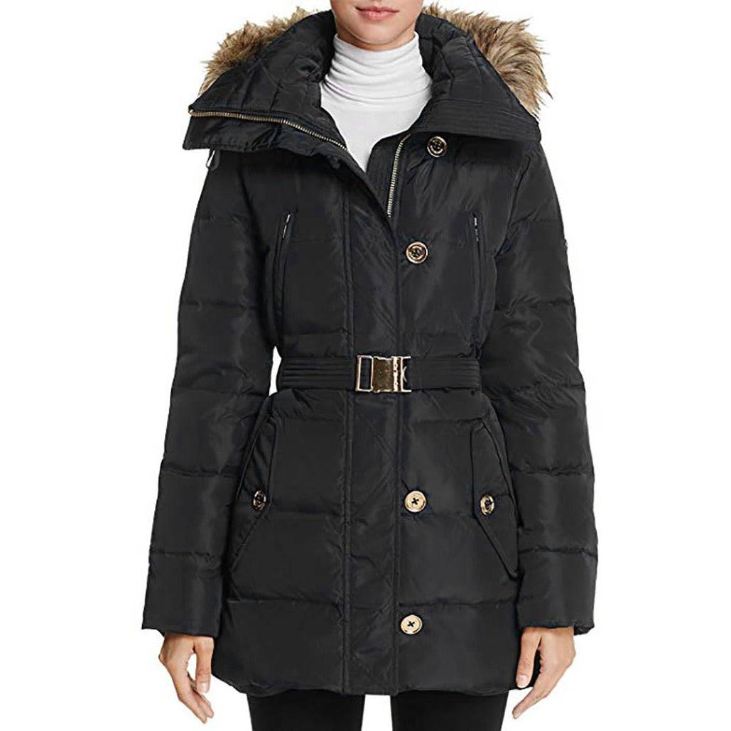 Michael Kors Women's Down Coat with Zip-Out Hood - Zooloo Leather